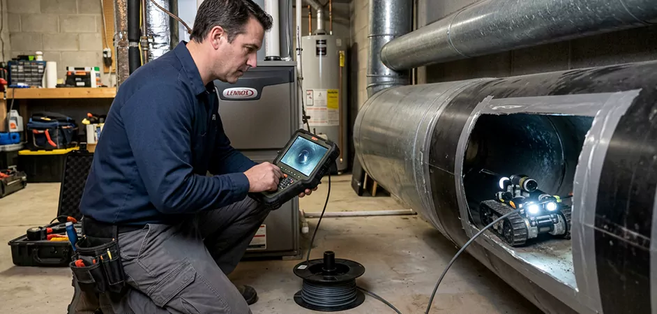 Robotic Duct Inspection in Abilene, TX