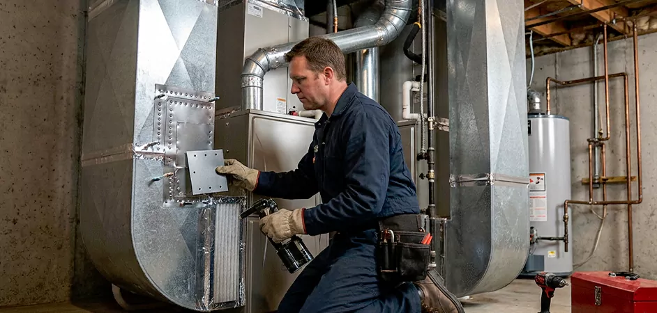 Supply and Return Plenum Repair in Abilene