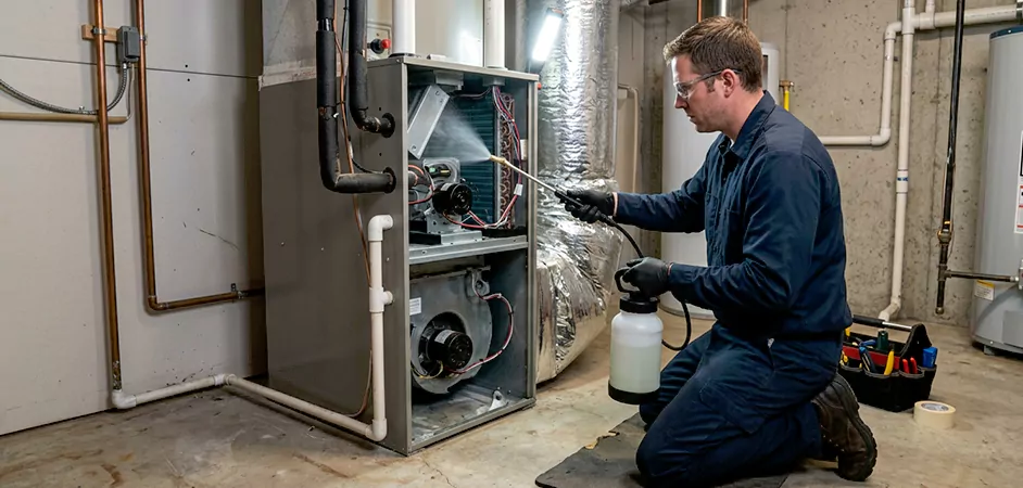 Air Handler Antimicrobial Treatment in Abilene