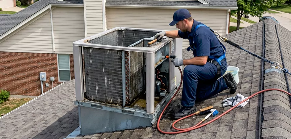 Rooftop Unit Cleaning in Abilene