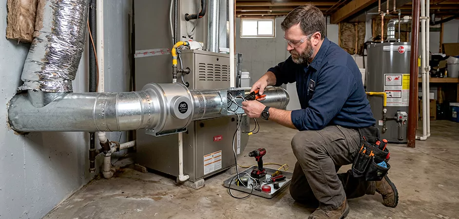 Booster Fan Installation in Abilene
