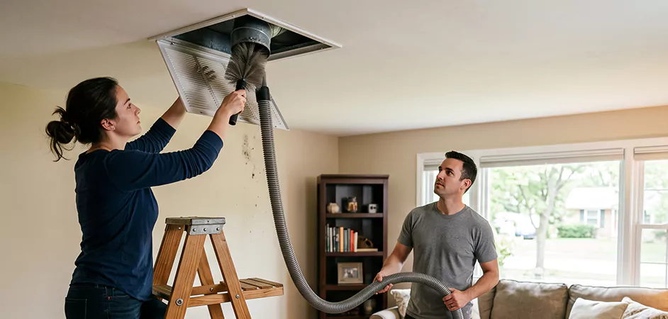 Roof and Wall Exhaust Cap Cleaning in Abilene