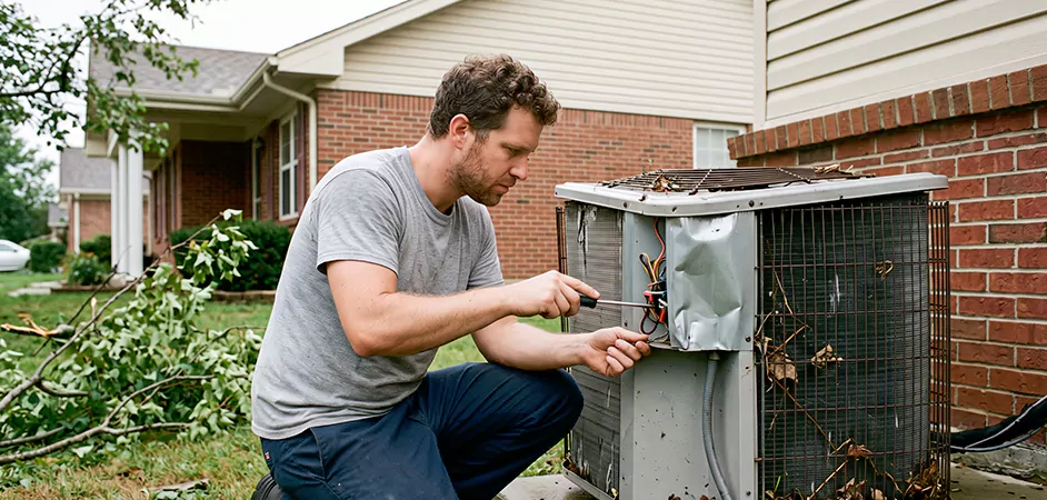 Storm Damage HVAC Restoration in Abilene