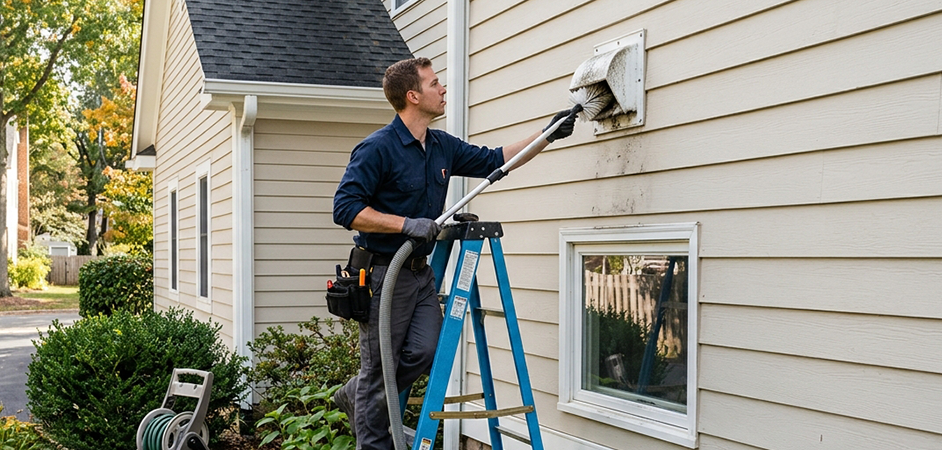 Exterior Vent Cap Cleaning in Abilene